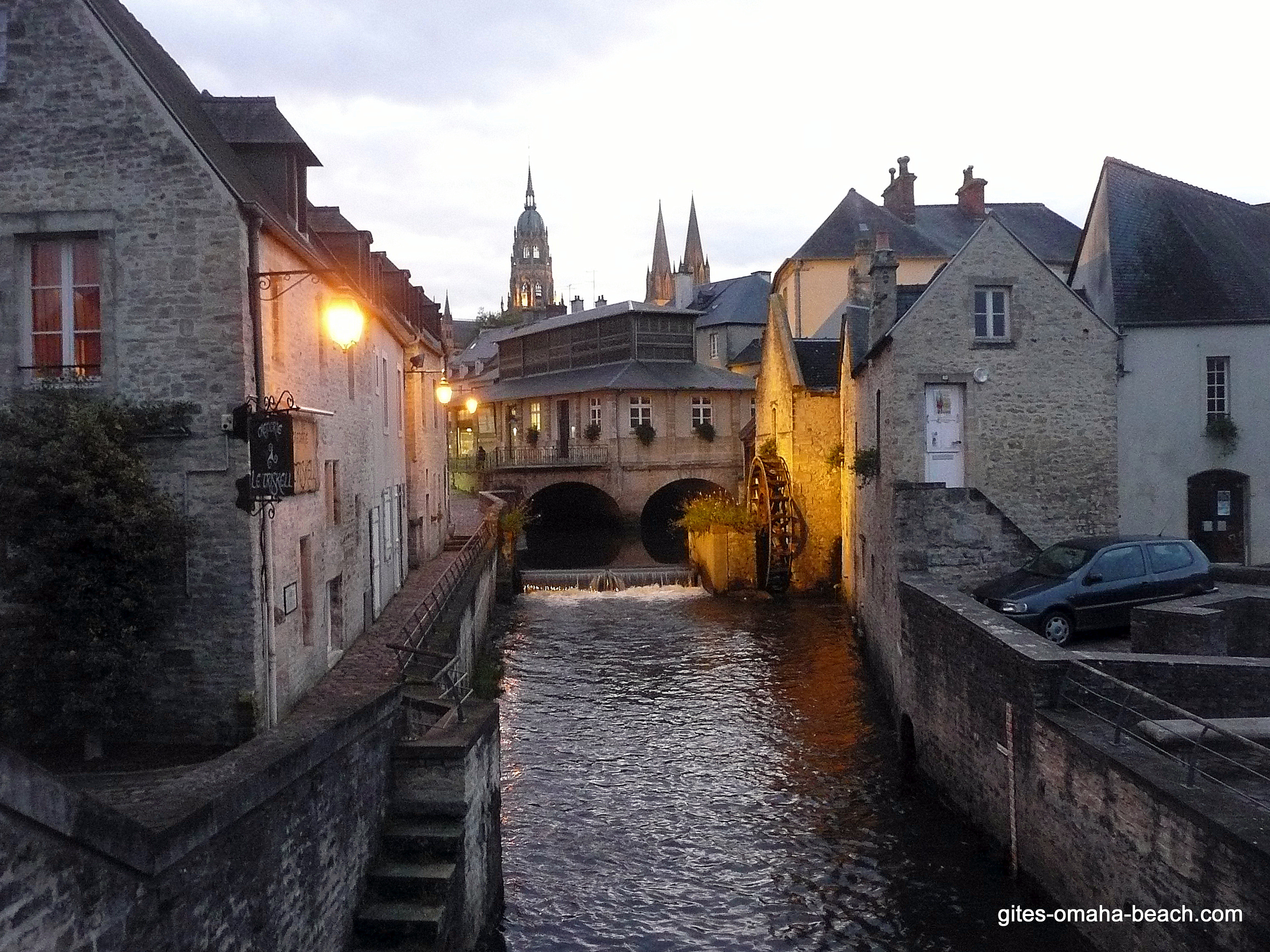 Bayeux, promenade le long de l'Aure